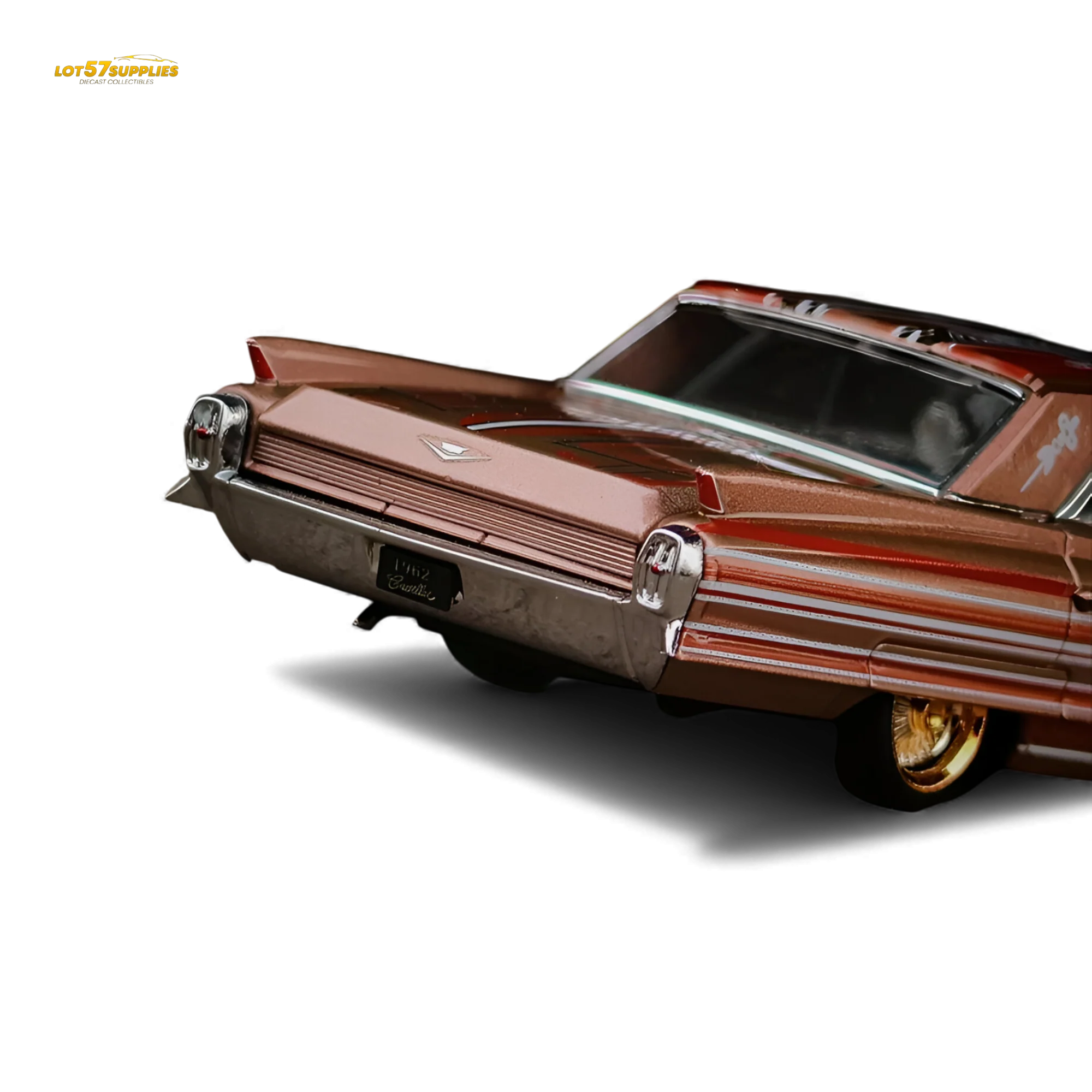 MK Miniatures Cadillac Diwei Metallic Red Copper 1:64 - Image 4