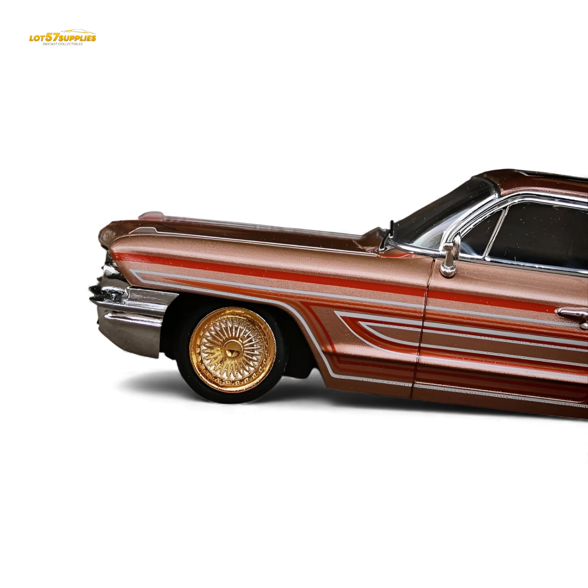 MK Miniatures Cadillac Diwei Metallic Red Copper 1:64 - Image 6