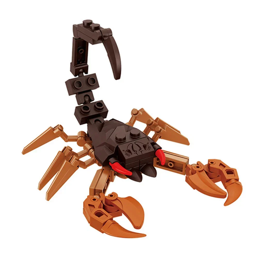 Moc Insect Animal Model Bee Ant Butterfly Cricket Grasshopper Set Building Blocks Diy Children Puzzle Assemble Toys Boy Kid Gift - Image 10