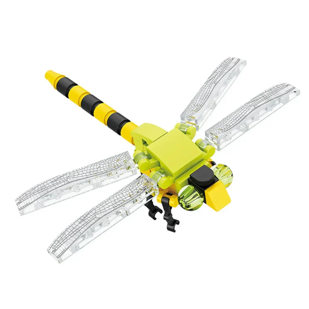Moc Insect Animal Model Bee Ant Butterfly Cricket Grasshopper Set Building Blocks Diy Children Puzzle Assemble Toys Boy Kid Gift - Image 11