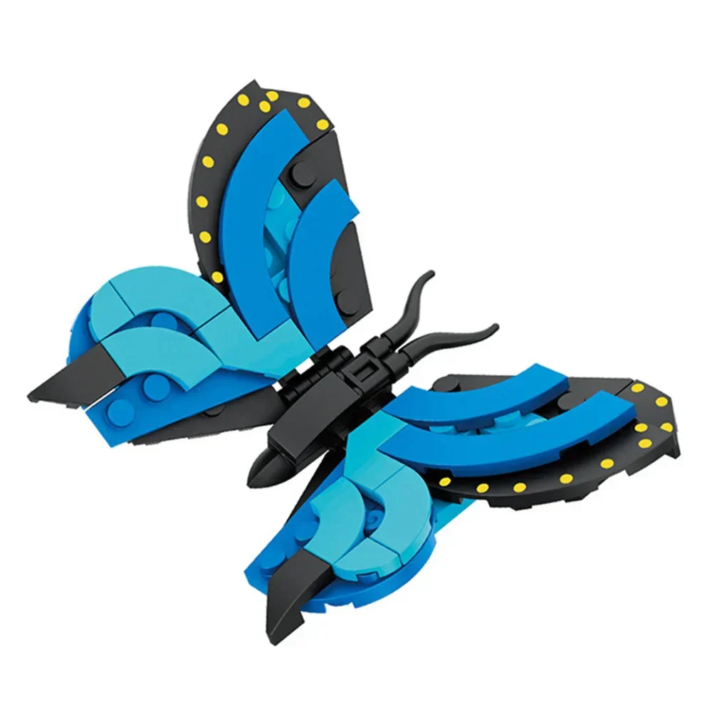 Moc Insect Animal Model Bee Ant Butterfly Cricket Grasshopper Set Building Blocks Diy Children Puzzle Assemble Toys Boy Kid Gift - Image 12