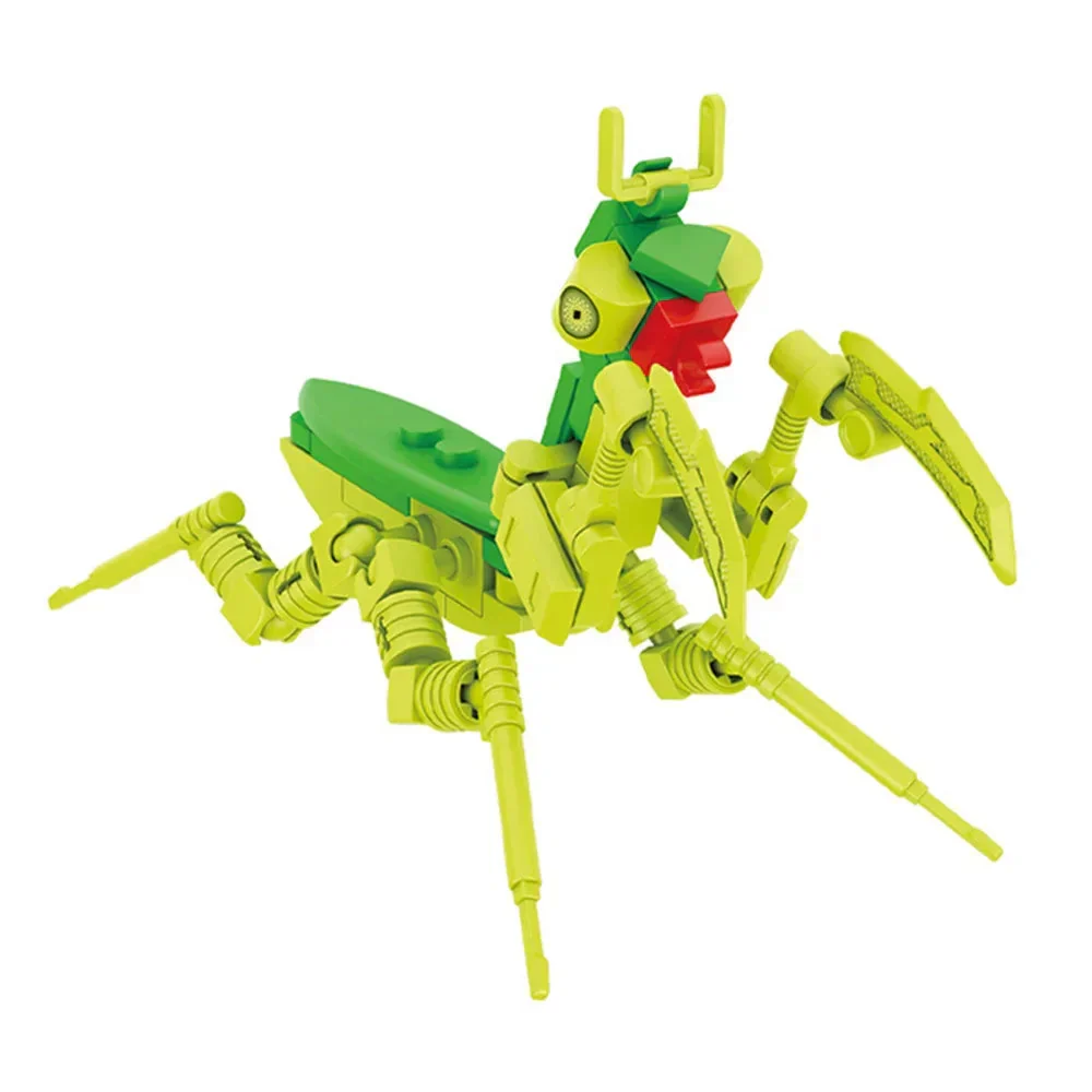 Moc Insect Animal Model Bee Ant Butterfly Cricket Grasshopper Set Building Blocks Diy Children Puzzle Assemble Toys Boy Kid Gift - Image 7
