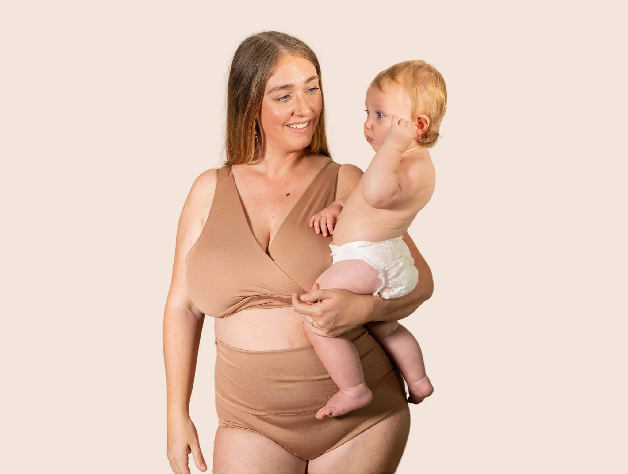 Mocha Mousse FourthWear Postpartum Bralette - Image 4