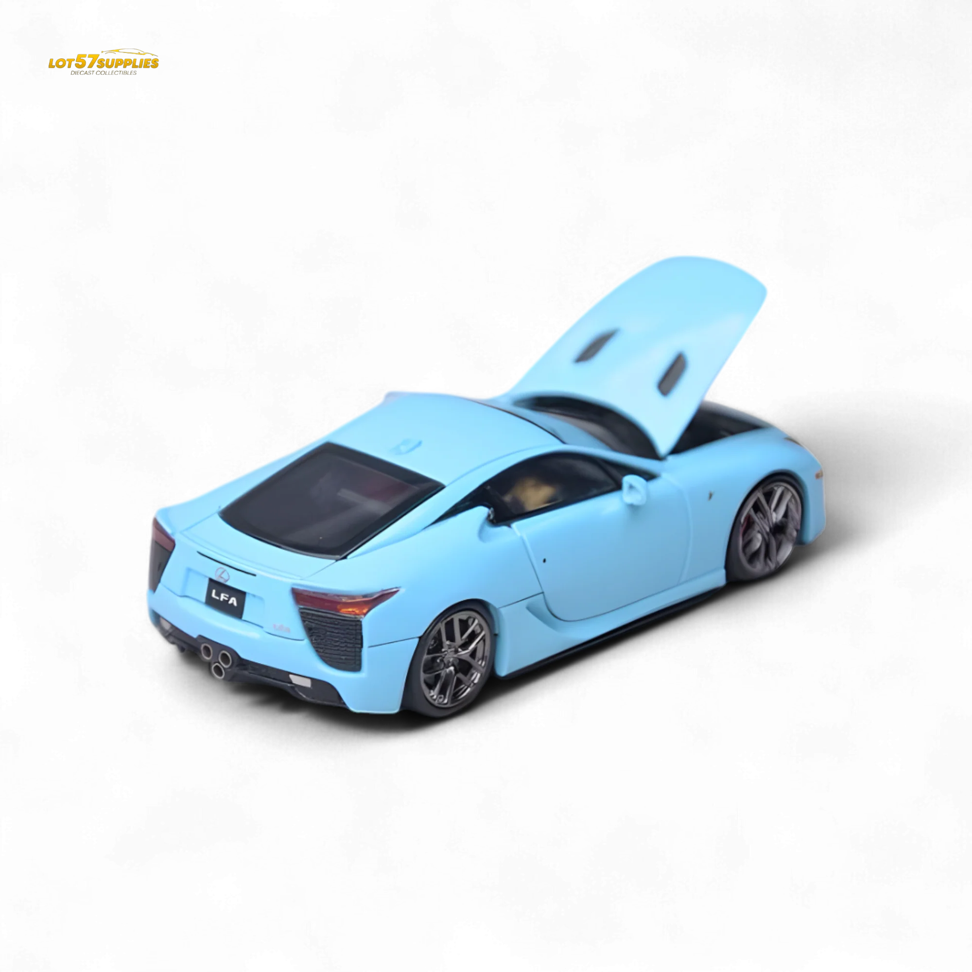 Model One Lexus LFA Tiff Blue 1:64 - Image 3