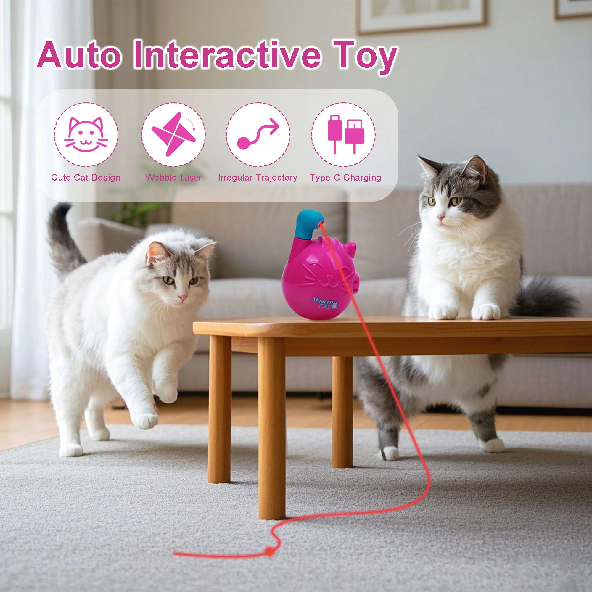 Modern Cat - Cat Wobble Laser Toy - Image 2