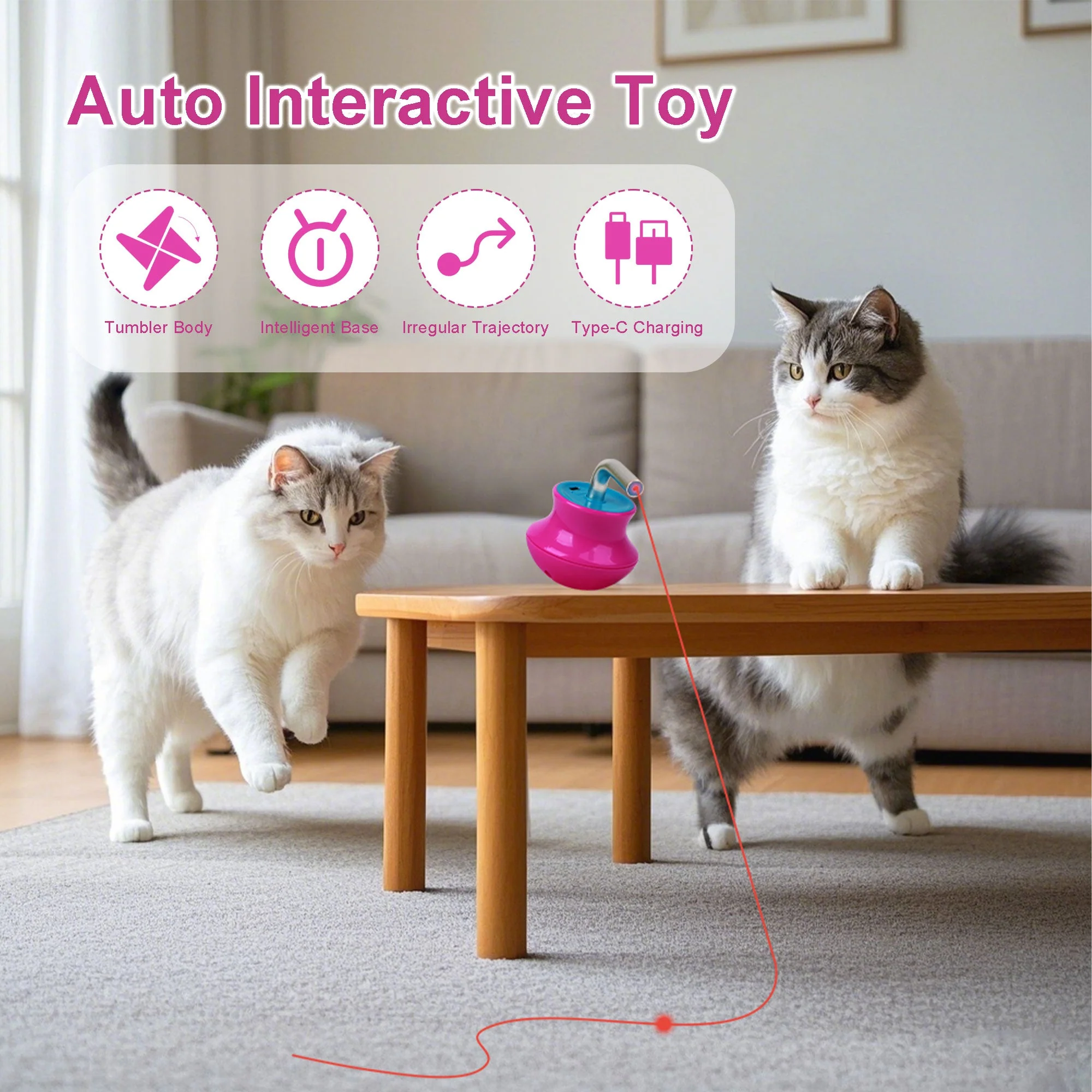 Modern Cat - Laser Gyro Cat Toy - Image 2