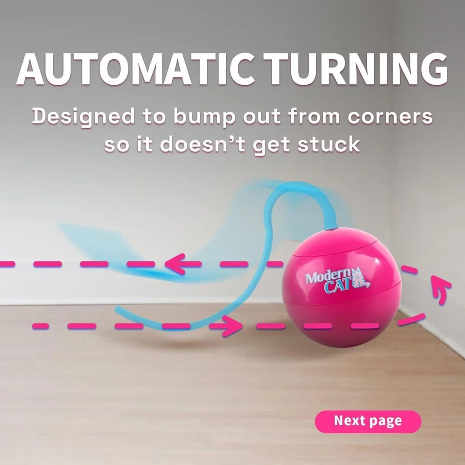 Modern Cat - Whirling tail Cat Toy - Image 2