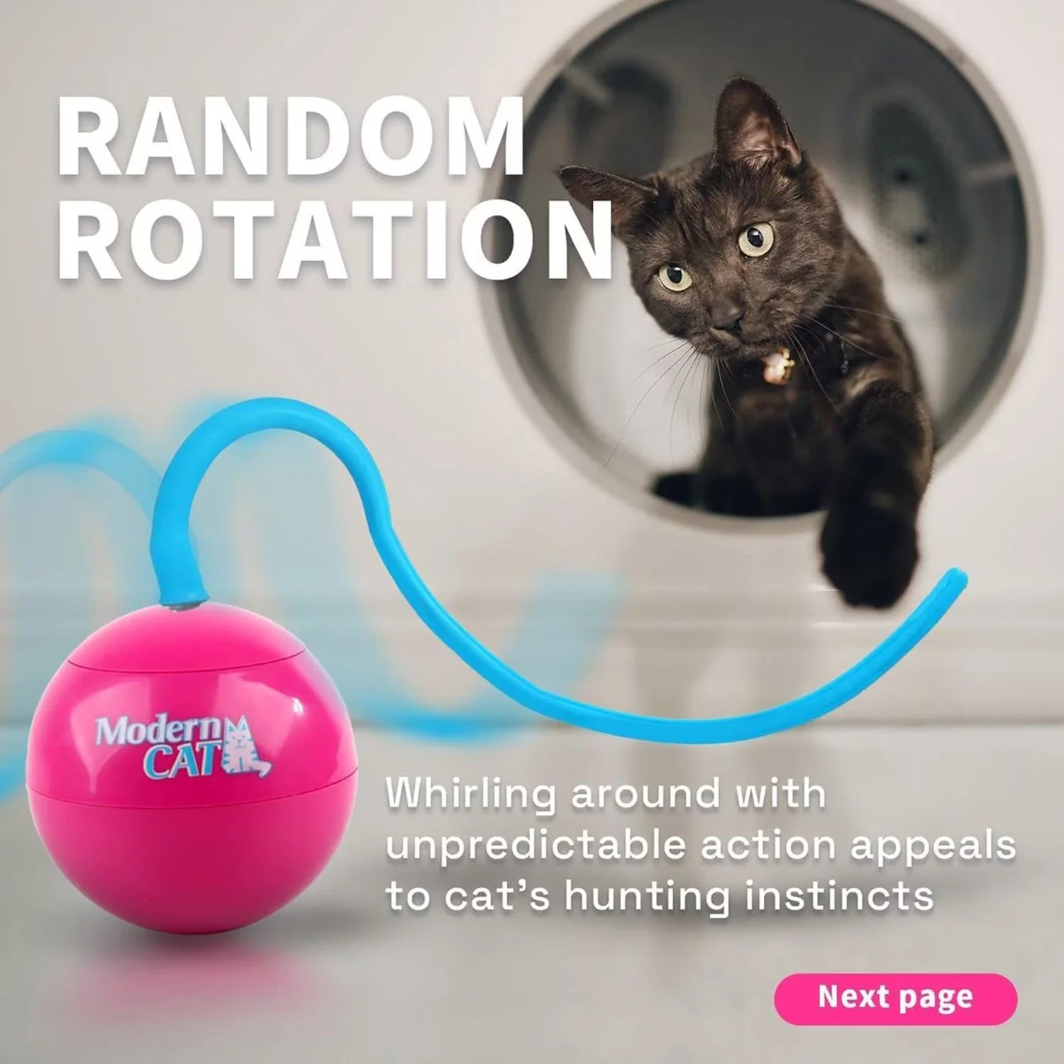 Modern Cat - Whirling tail Cat Toy - Image 4