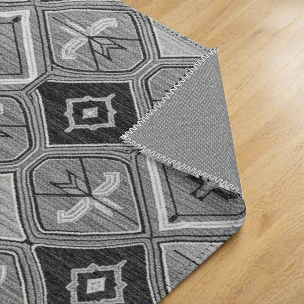 Modern Grey Rabbit Mat - Image 2