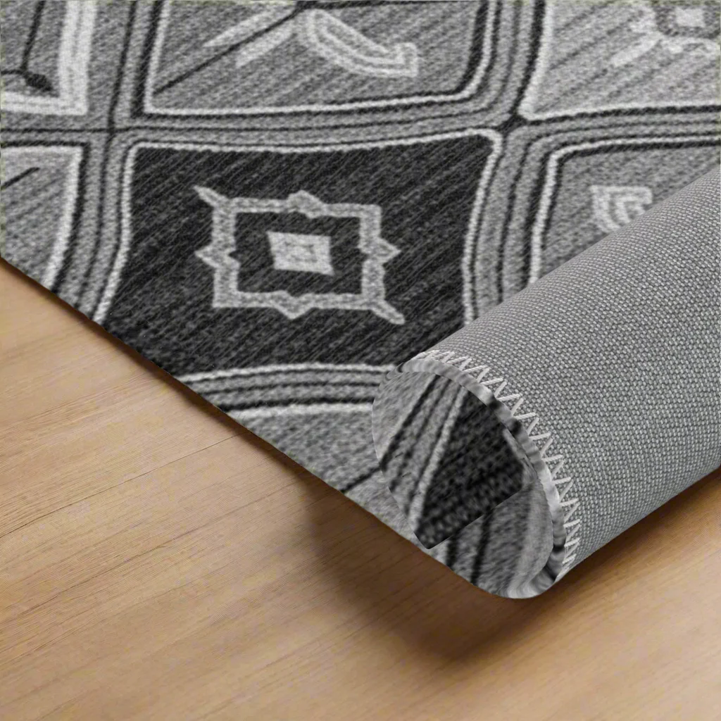 Modern Grey Rabbit Mat - Image 3