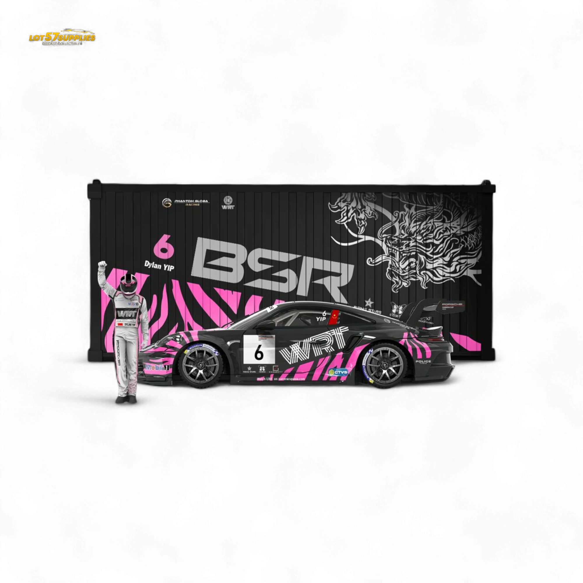 ModernArt & WRT Porsche 911 GT3 Carrera Cup Container Set 1:64 - Image 2