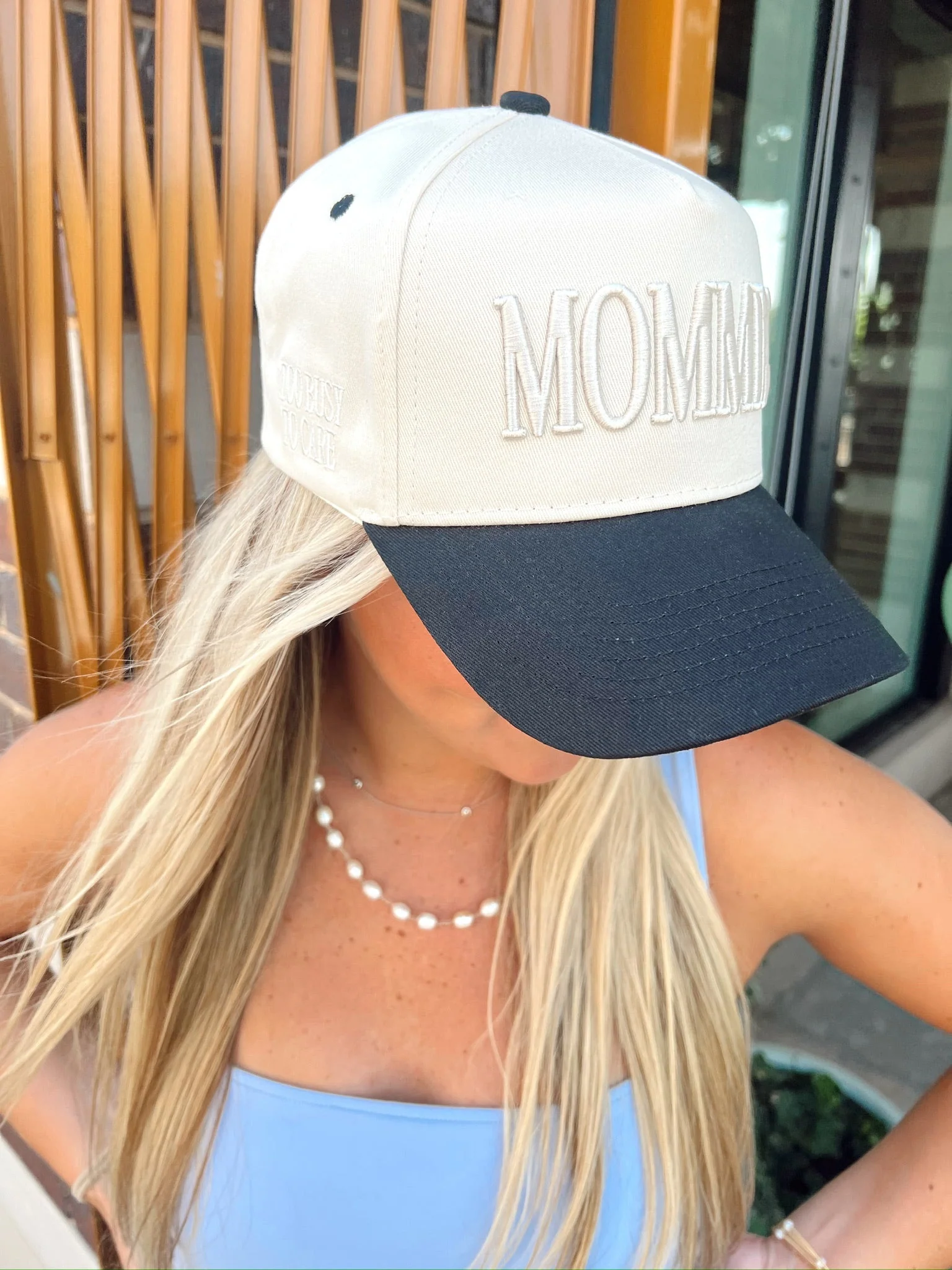 Mommin' - Vintage Trucker Hat - Image 11