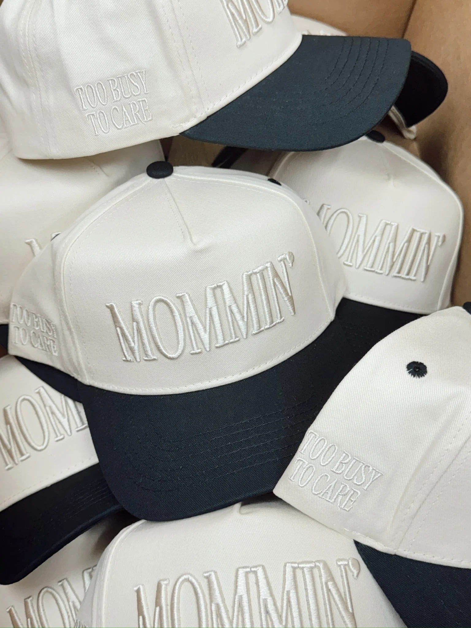 Mommin' - Vintage Trucker Hat - Image 14