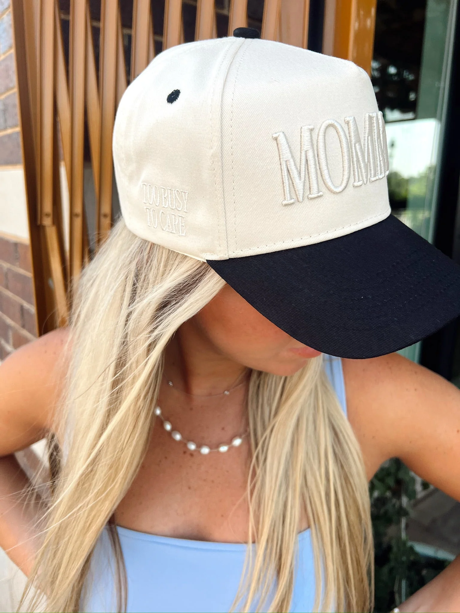 Mommin' - Vintage Trucker Hat - Image 15