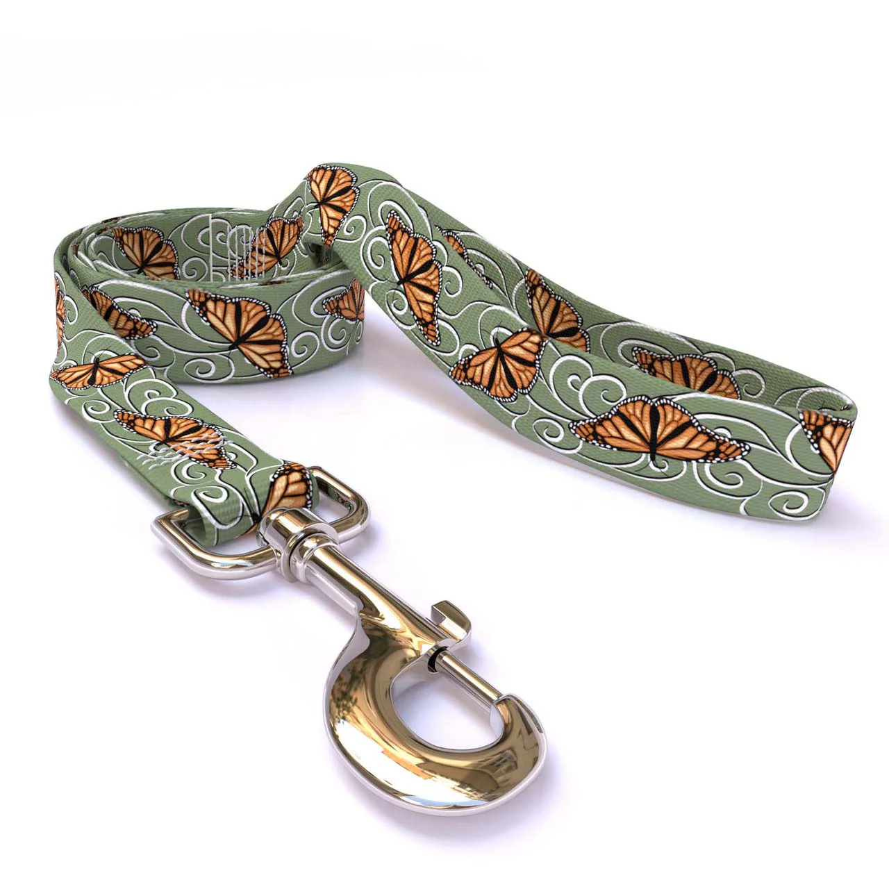 Monarch Butterfly Swirl Dog Leash - Image 2
