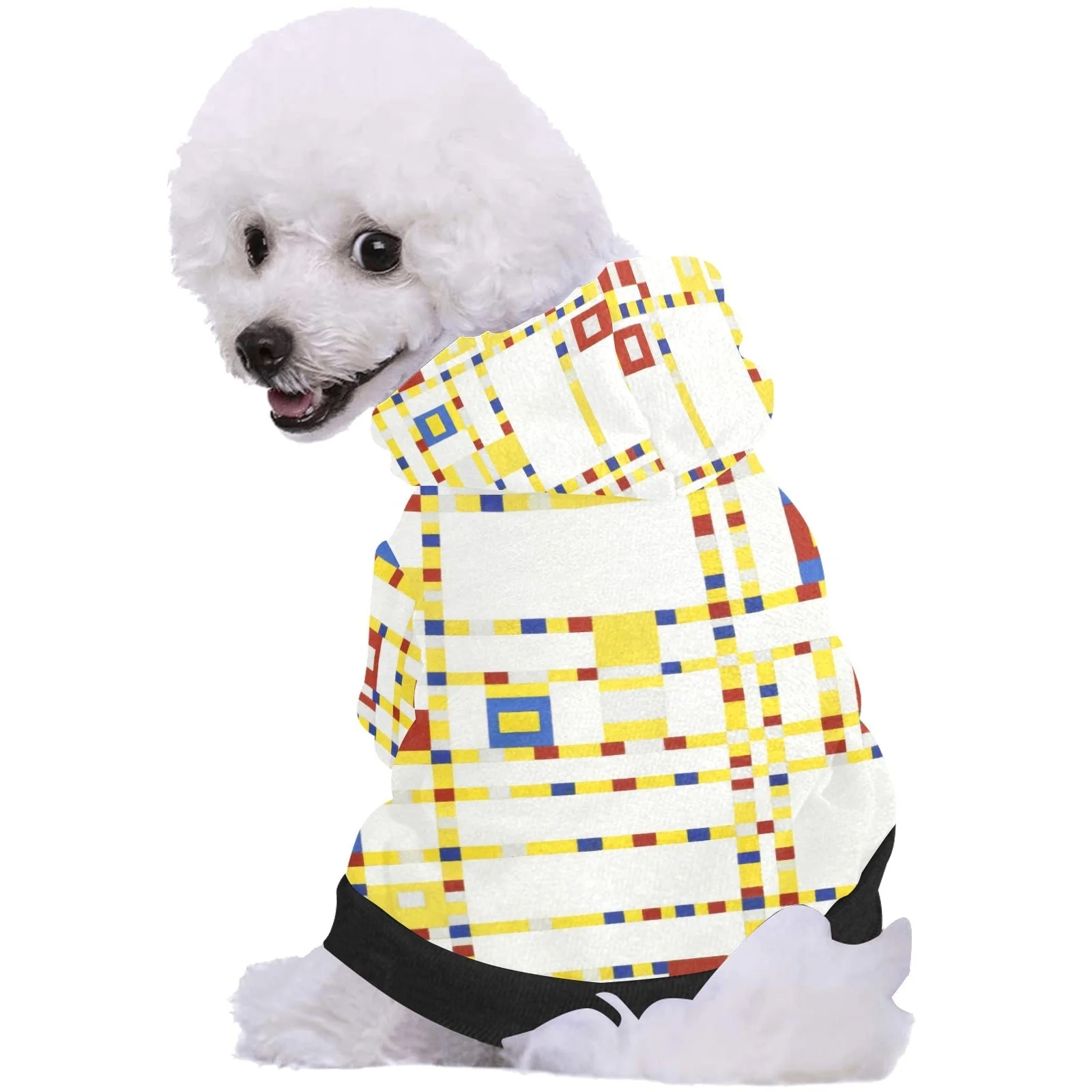 Mondrian Broadway Boogie Woogie Button Hoodie - Image 2