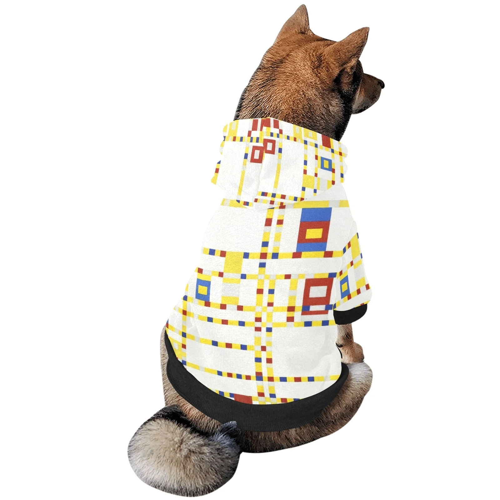 Mondrian Broadway Boogie Woogie Button Hoodie - Image 5