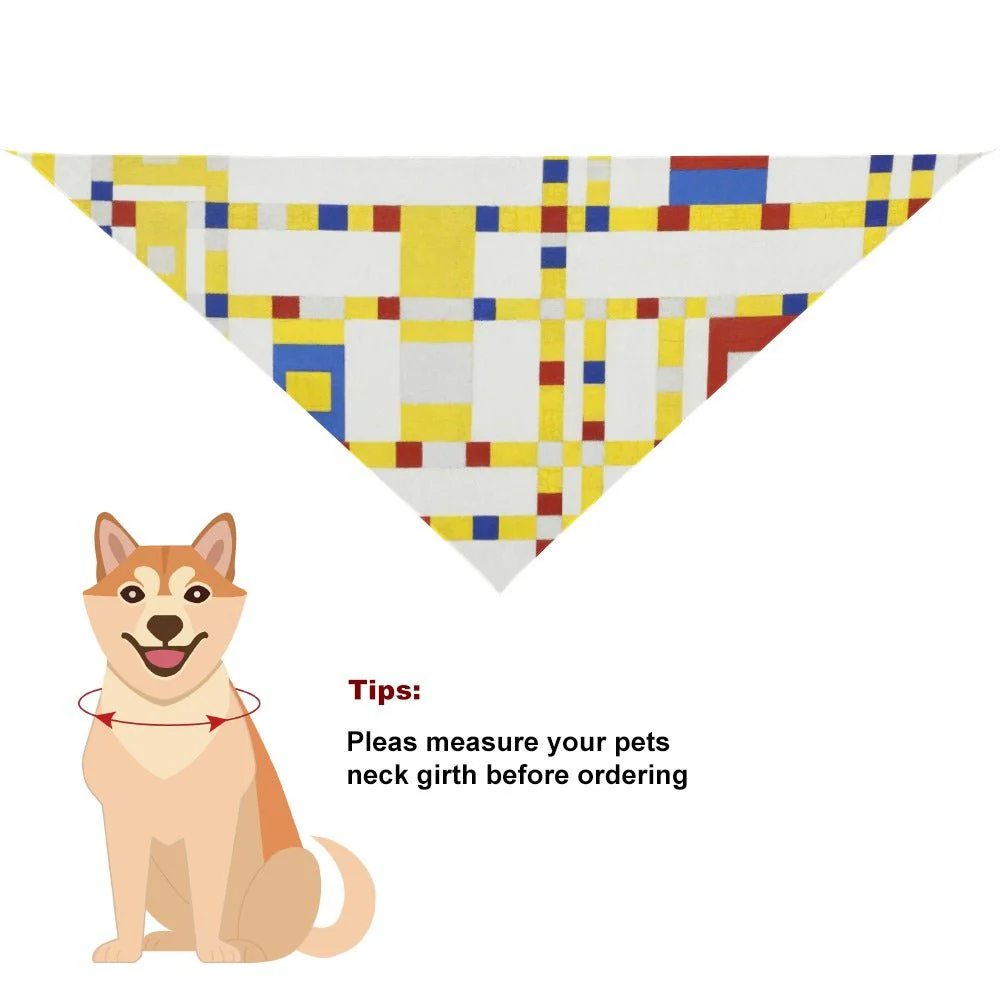 Mondrian Broadway Boogie Woogie Pet Scarf - Image 2