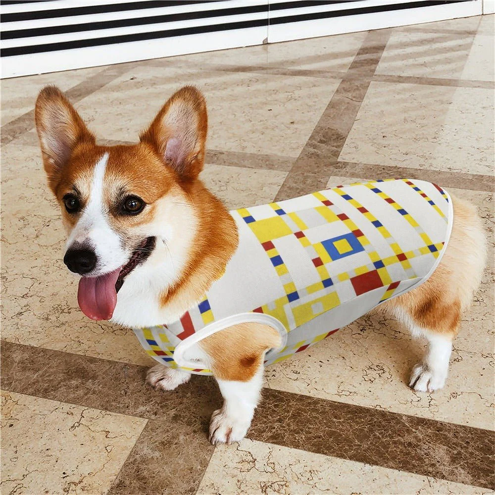 Mondrian Broadway Boogie Woogie Pet Vest - Image 2