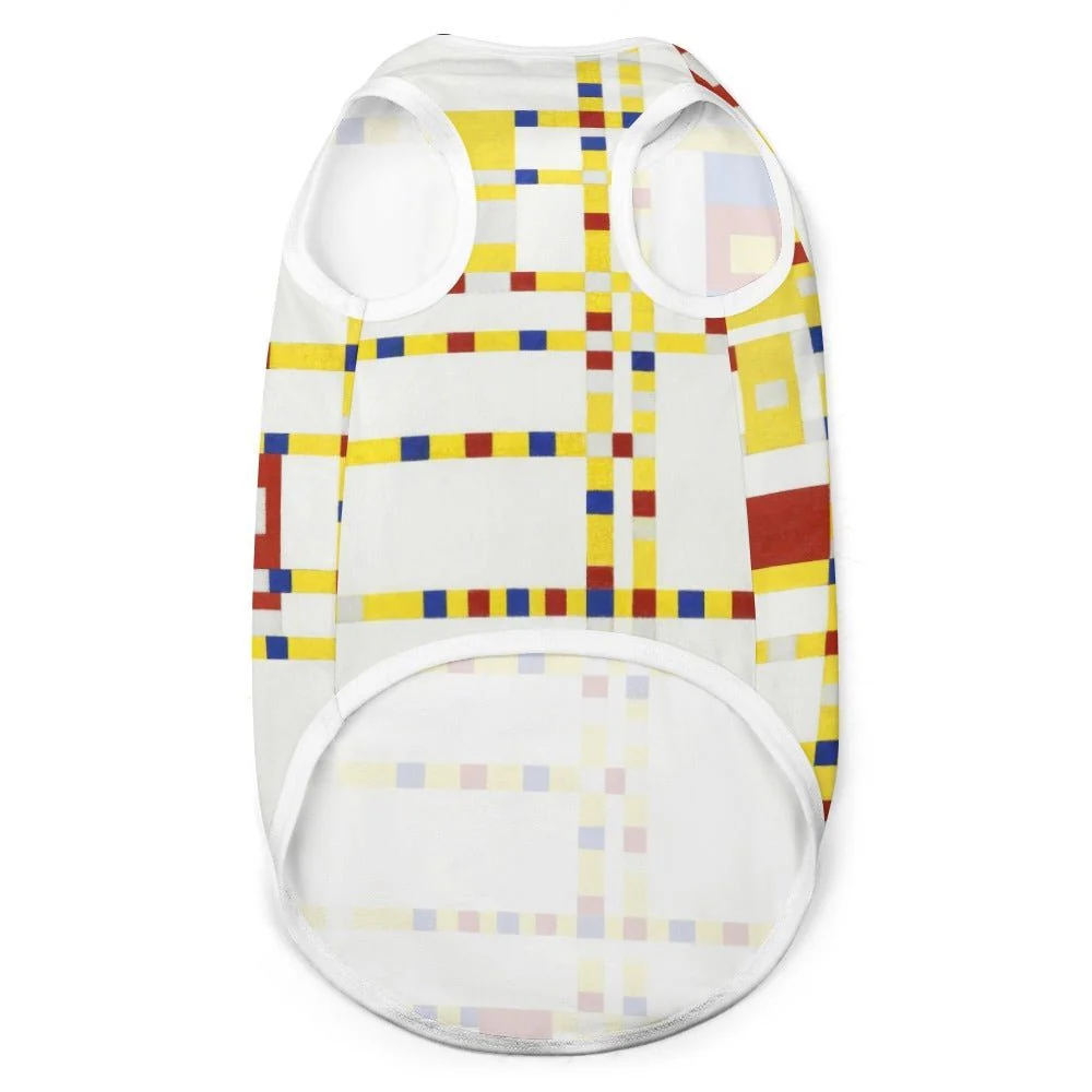 Mondrian Broadway Boogie Woogie Pet Vest - Image 3