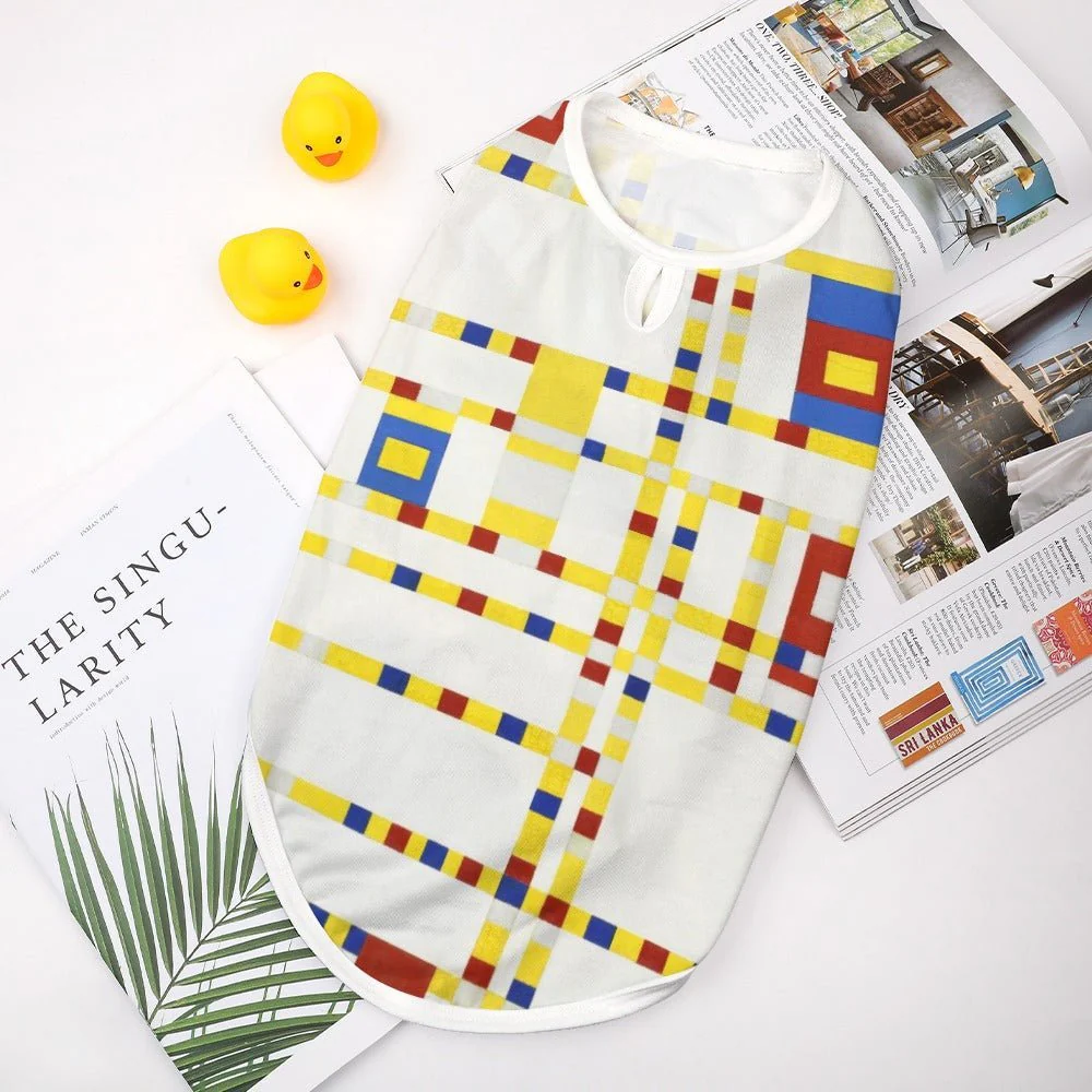 Mondrian Broadway Boogie Woogie Pet Vest - Image 4