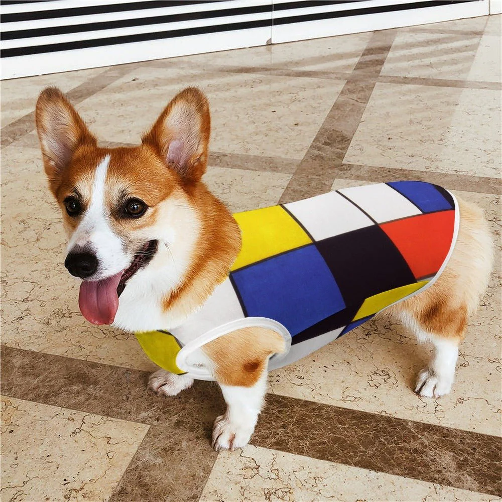 Mondrian Composition A Pet Vest - Image 2