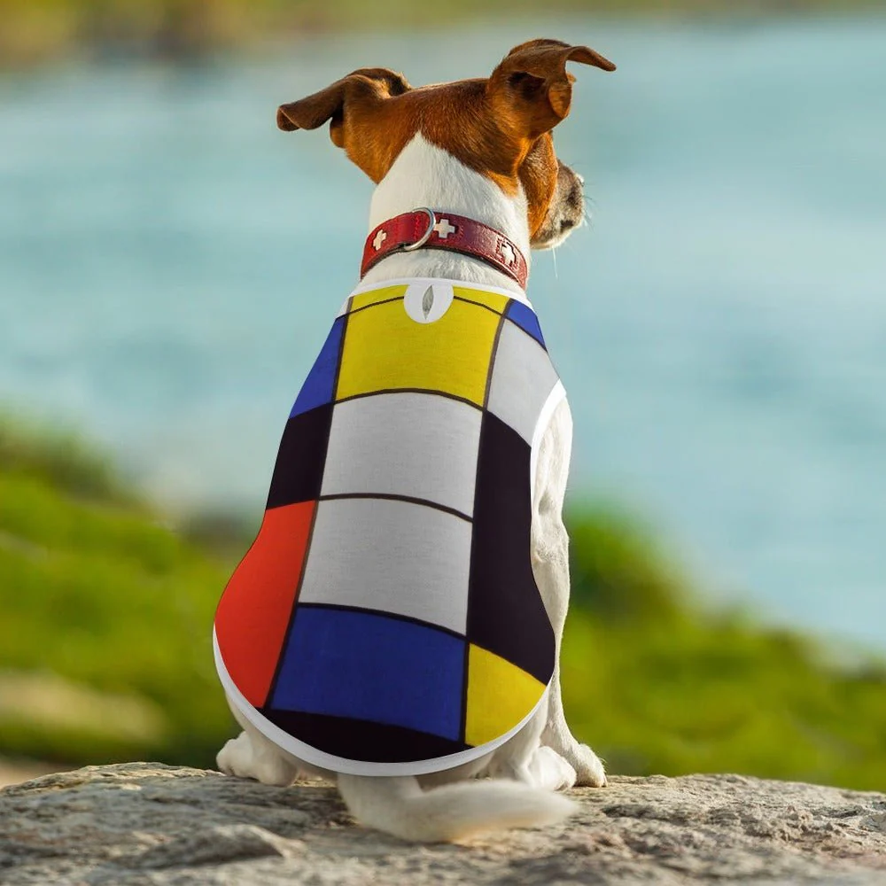 Mondrian Composition A Pet Vest - Image 5