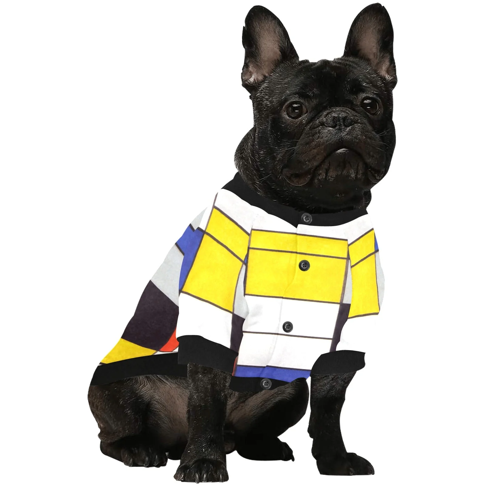 Mondrian Composition A Round Neck Shirt - Image 6