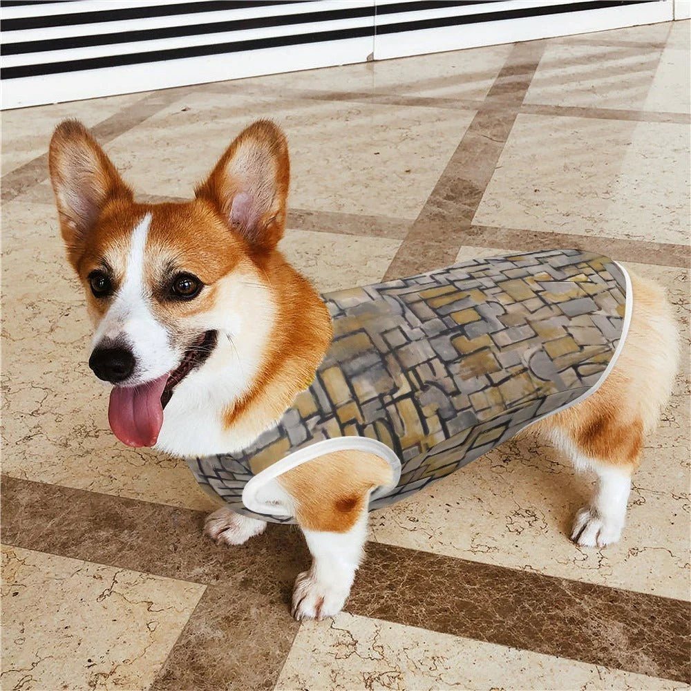 Mondrian Tableau No. 2, Composition No. VII Pet Vest - Image 2