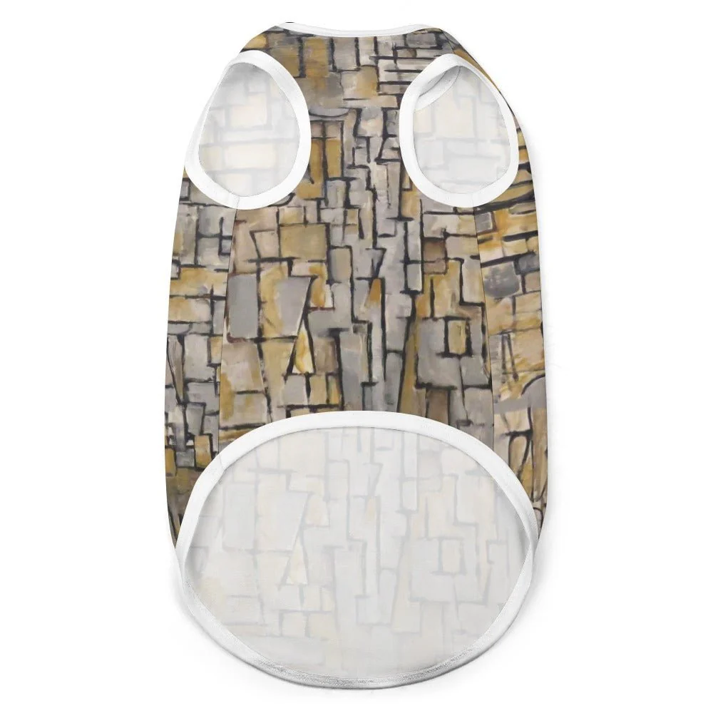 Mondrian Tableau No. 2, Composition No. VII Pet Vest - Image 3