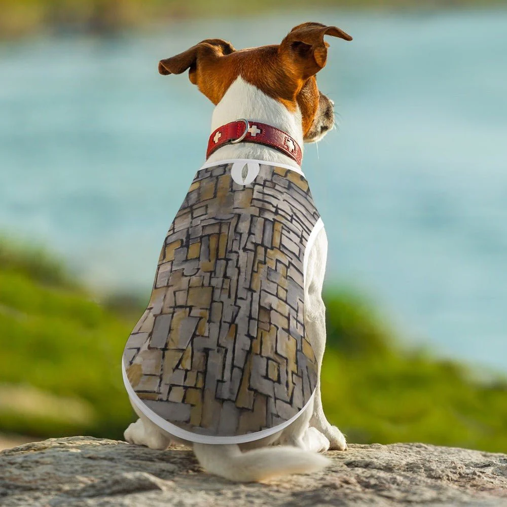 Mondrian Tableau No. 2, Composition No. VII Pet Vest - Image 5