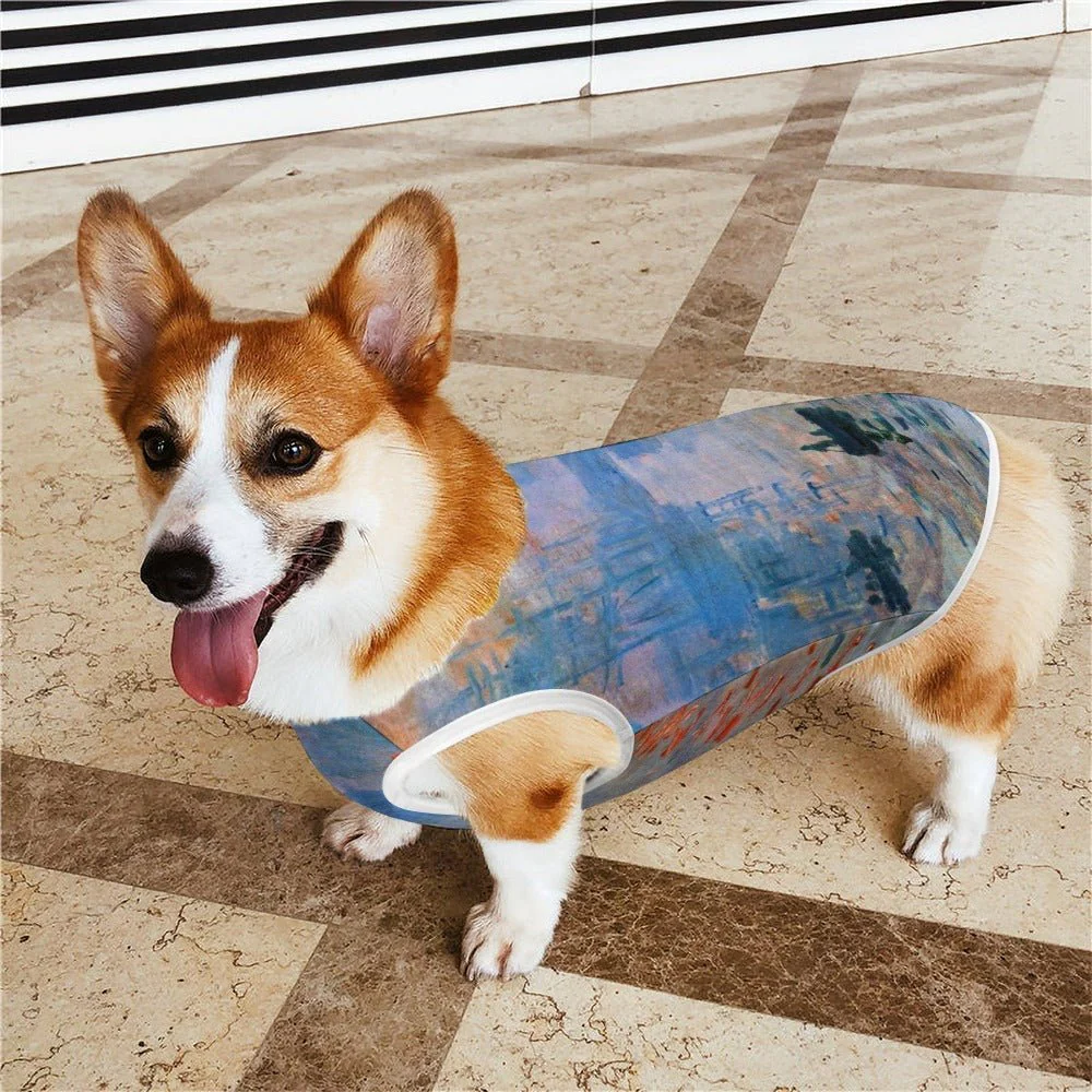 Monet Impression, Sunrise Pet Vest - Image 2