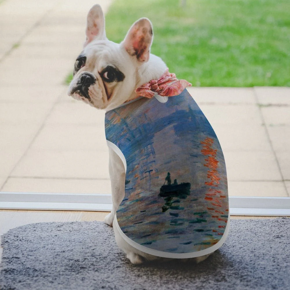 Monet Impression, Sunrise Pet Vest - Image 5