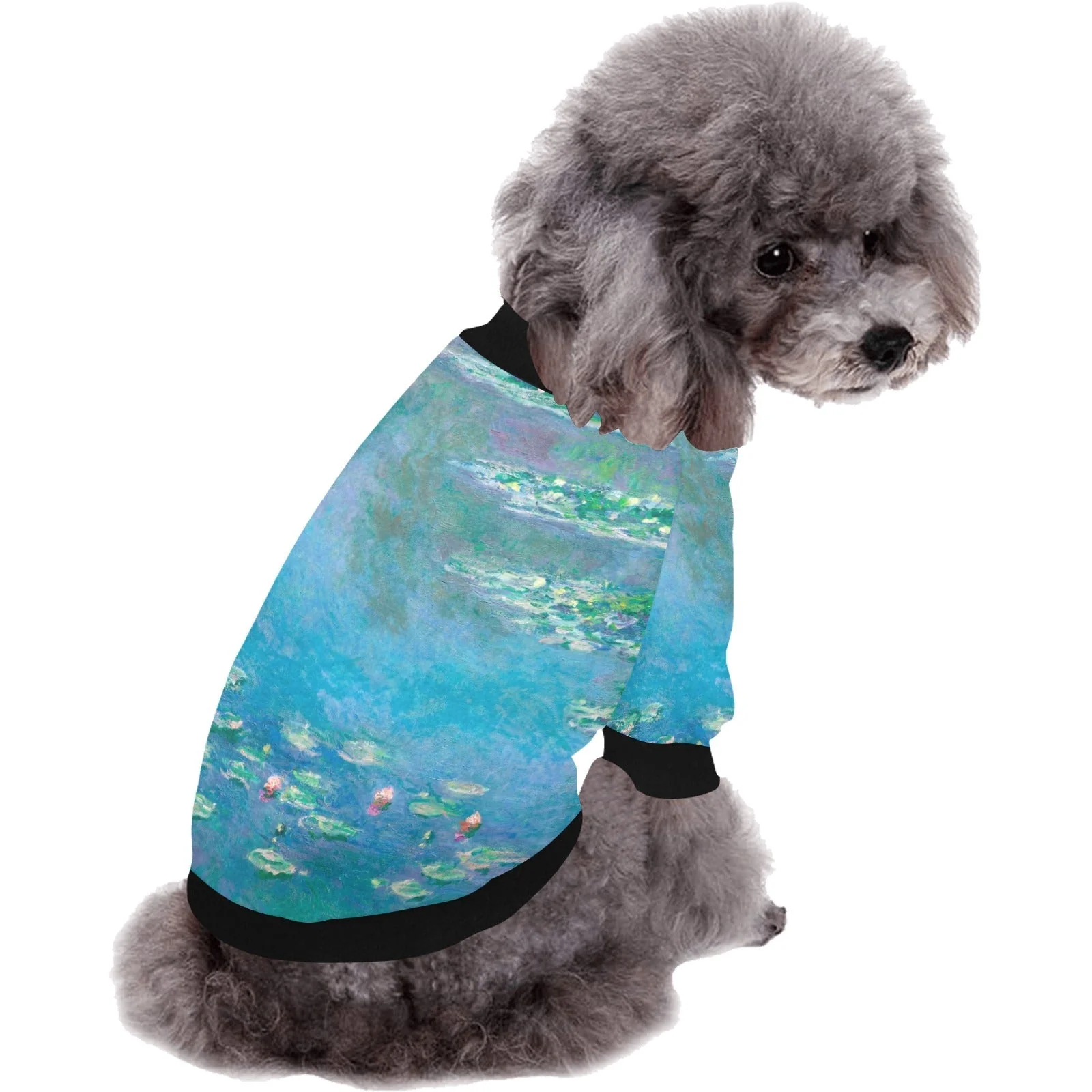 Monet Water Lilies Round Neck Shirt - Image 2
