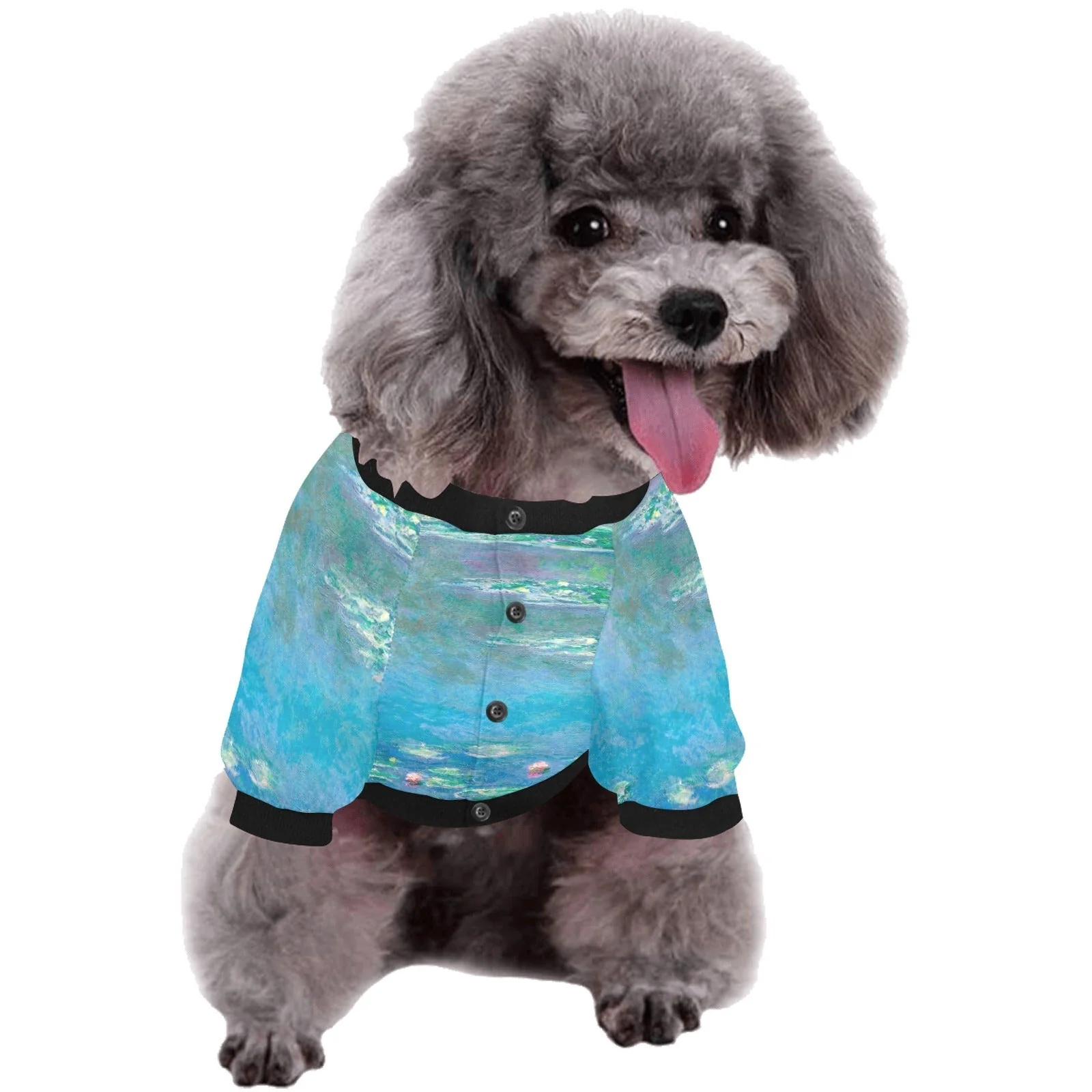 Monet Water Lilies Round Neck Shirt - Image 4