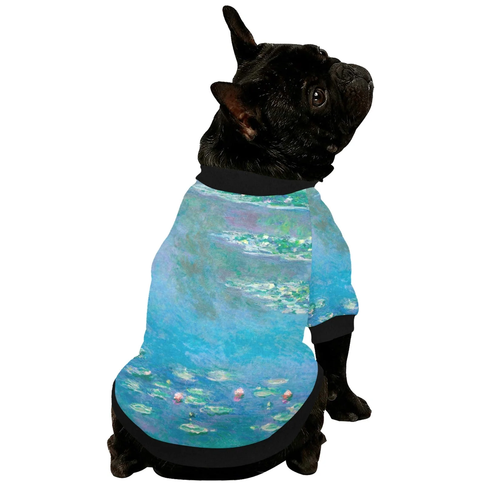 Monet Water Lilies Round Neck Shirt - Image 5