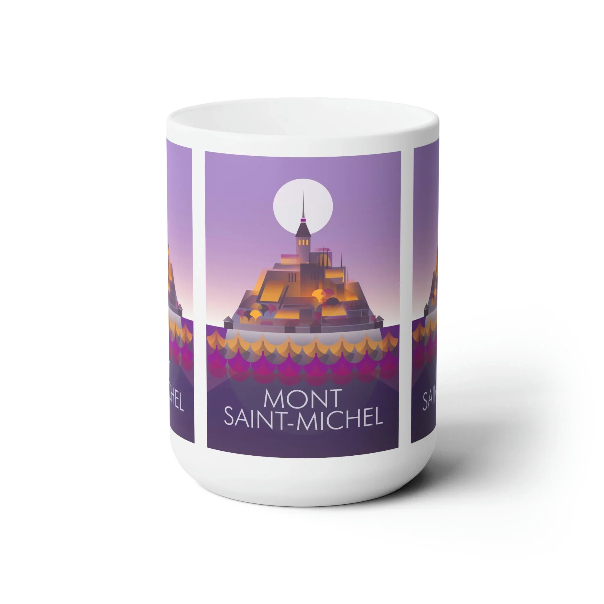 Mont Saint-Michel Ceramic Mug 11oz or 15oz - Image 2