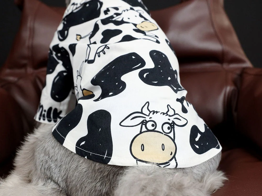 Moo-Cute Cow Shirt For Dog Pet - Image 3