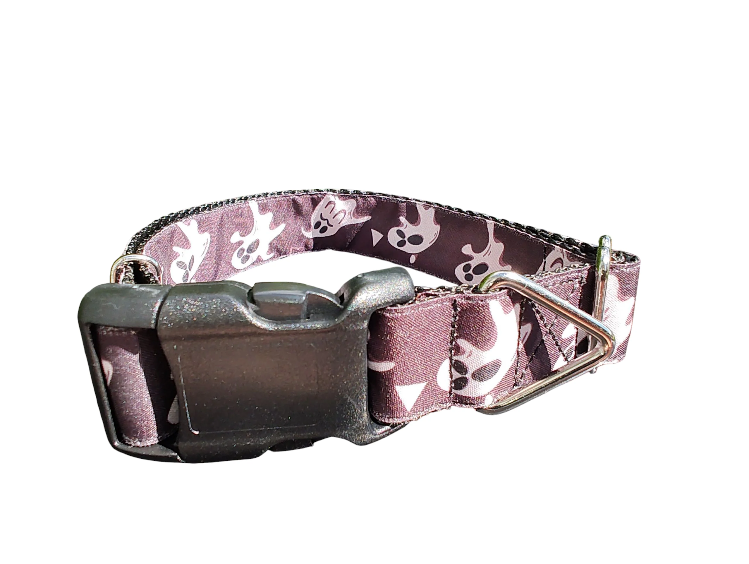 Moody Ghosts Nylon Dog Collar - Image 2