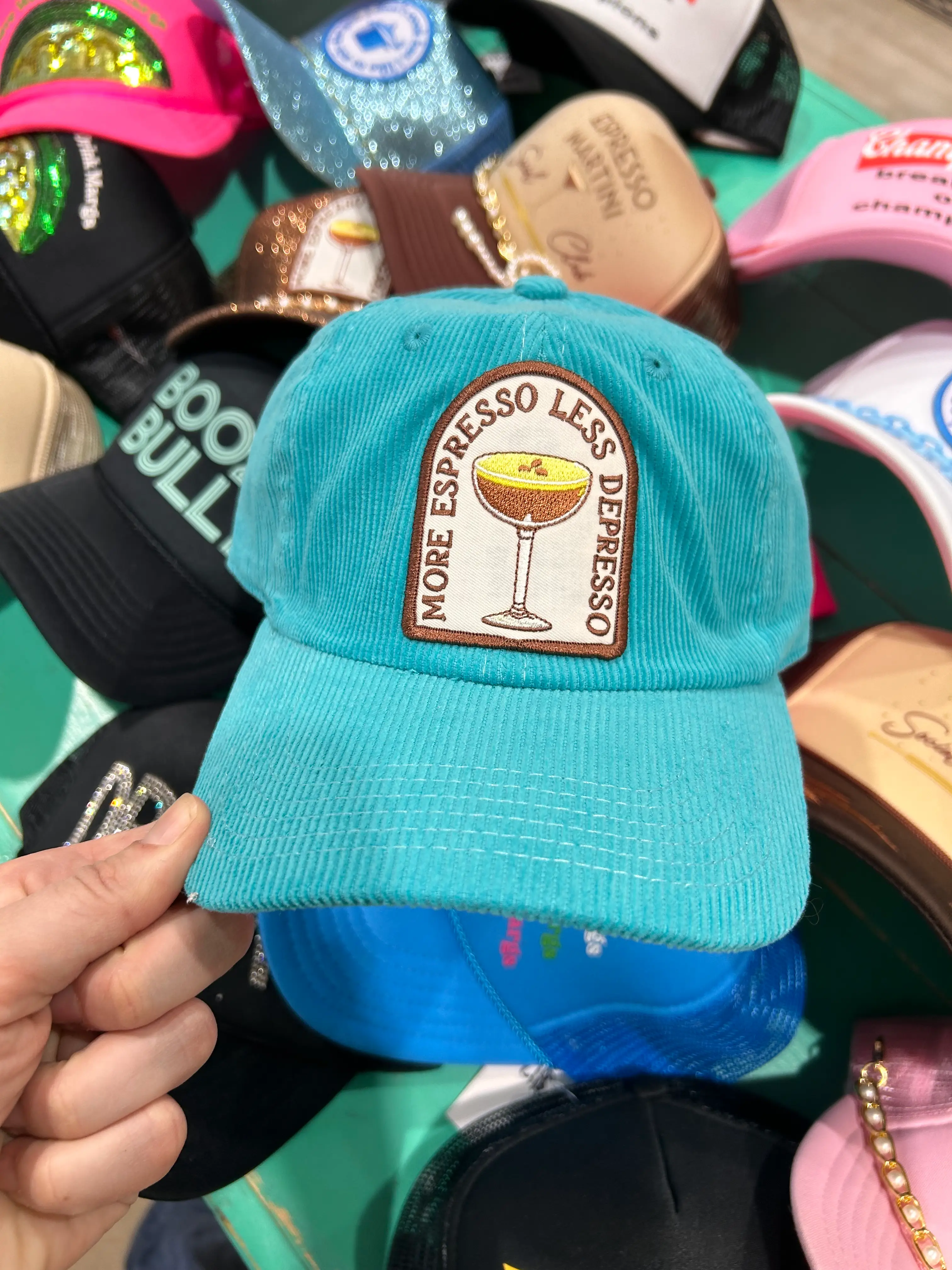 More Espresso Less Depresso Trucker - Image 3