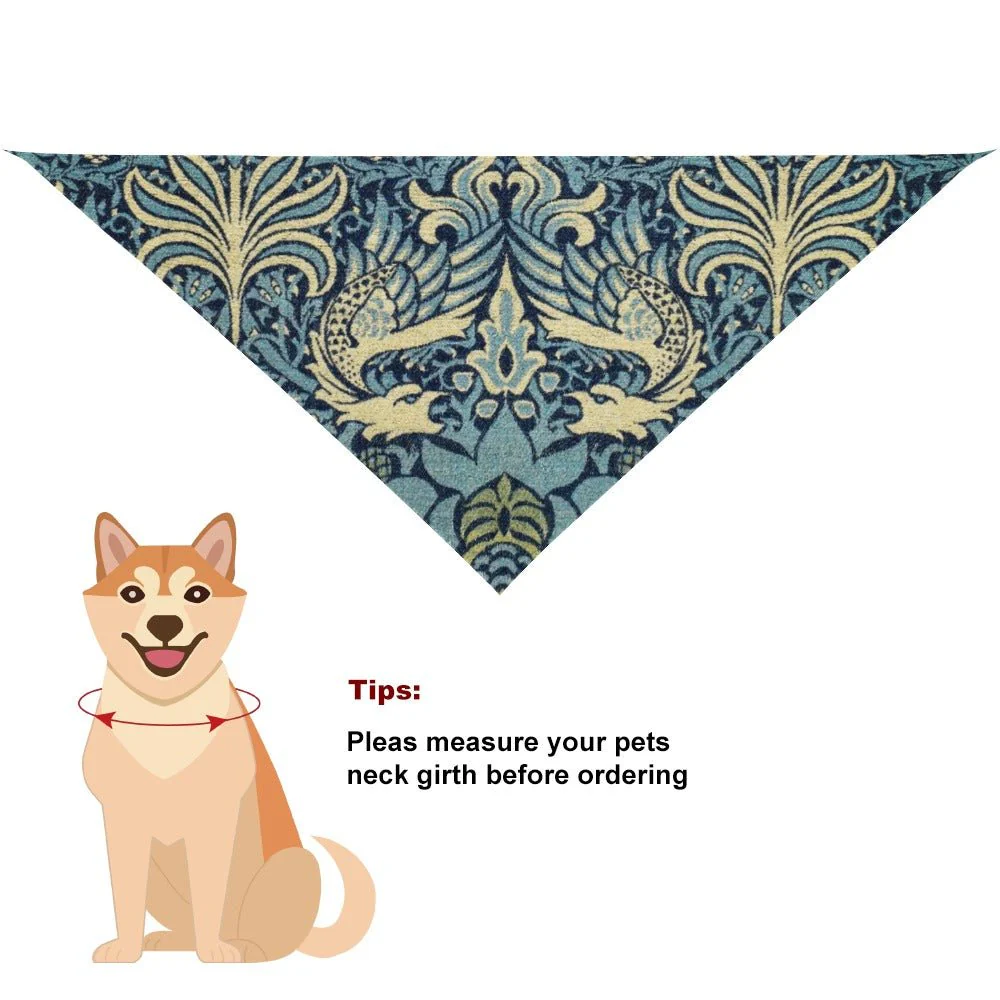 Morris Peacock and Dragon Pet Scarf - Image 2