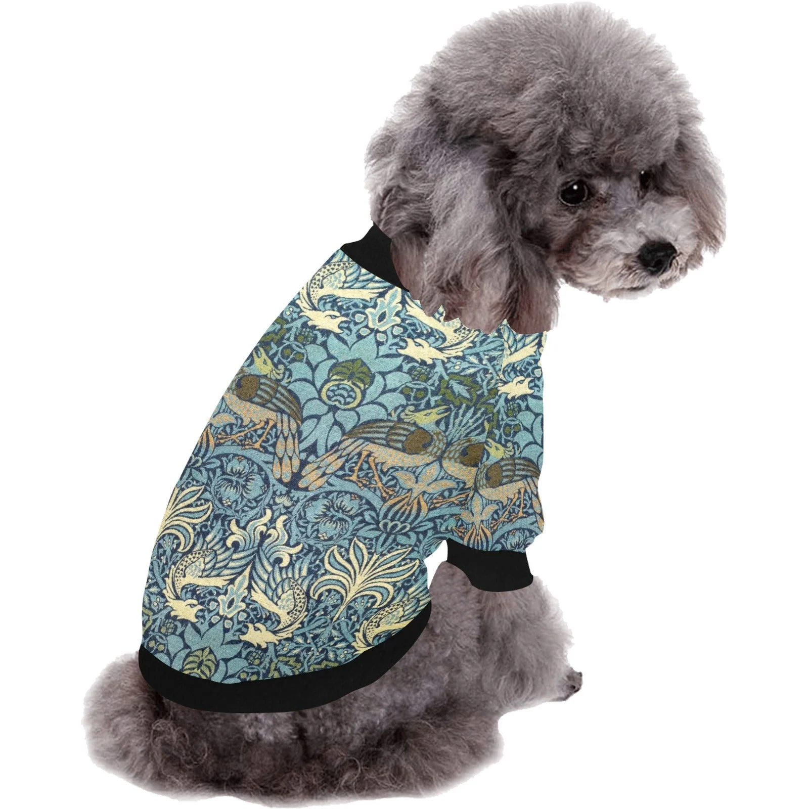 Morris Peacock and Dragon Round Neck Shirt - Image 2
