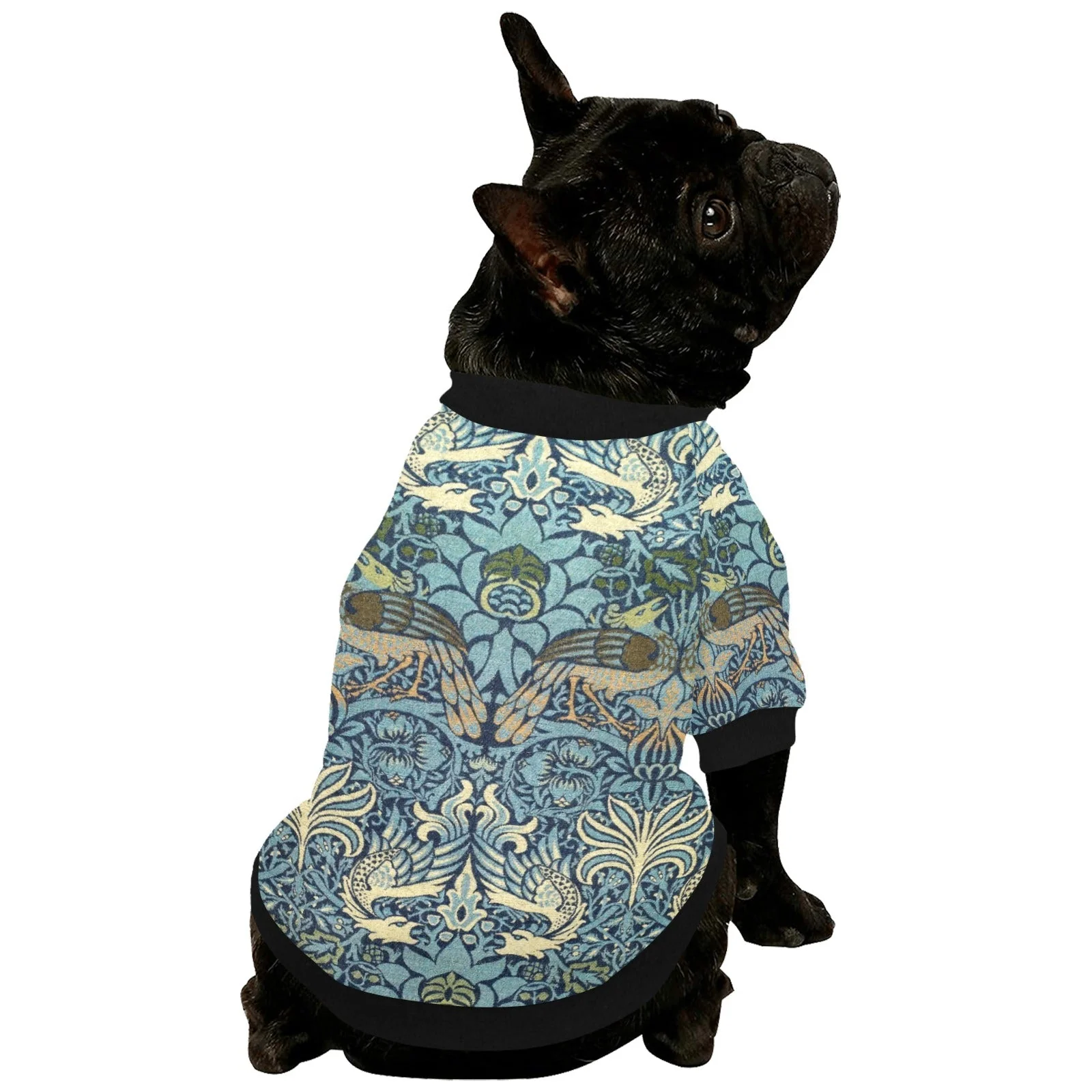 Morris Peacock and Dragon Round Neck Shirt - Image 5