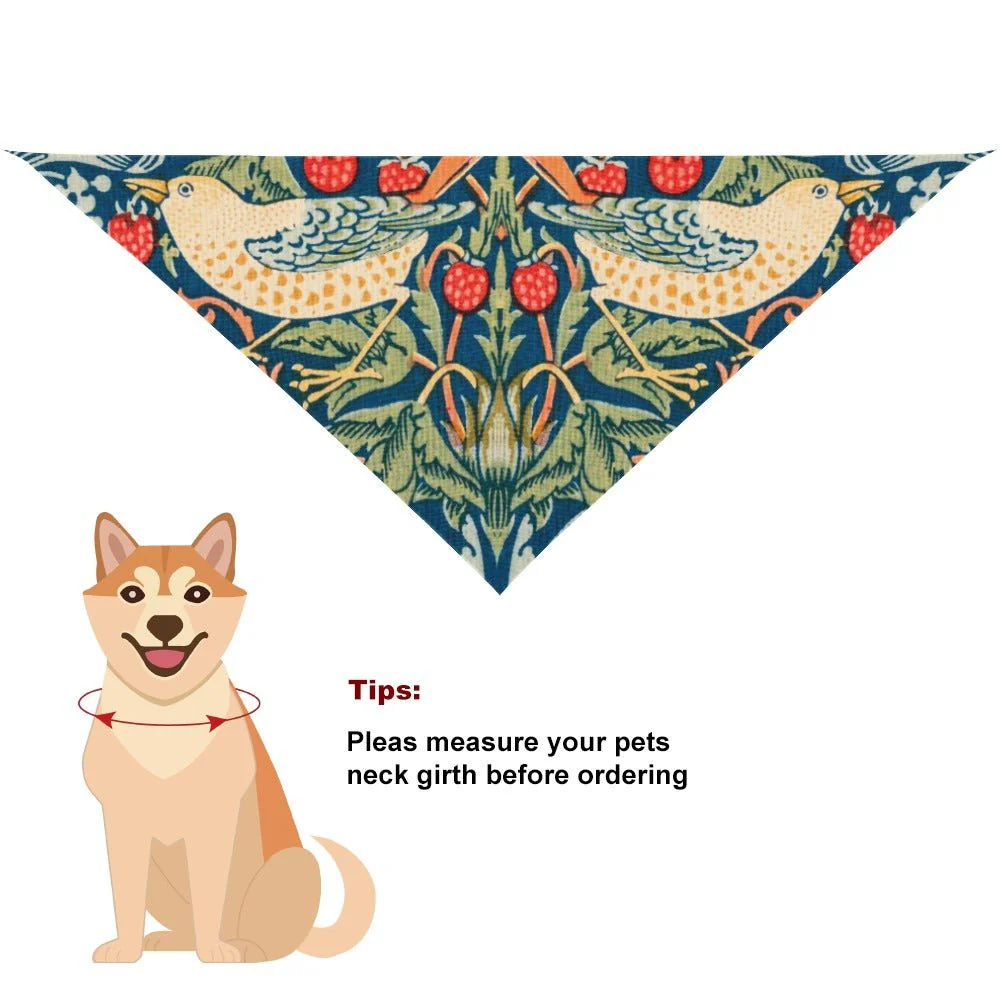 Morris Strawberry Thief Pet Scarf - Image 2