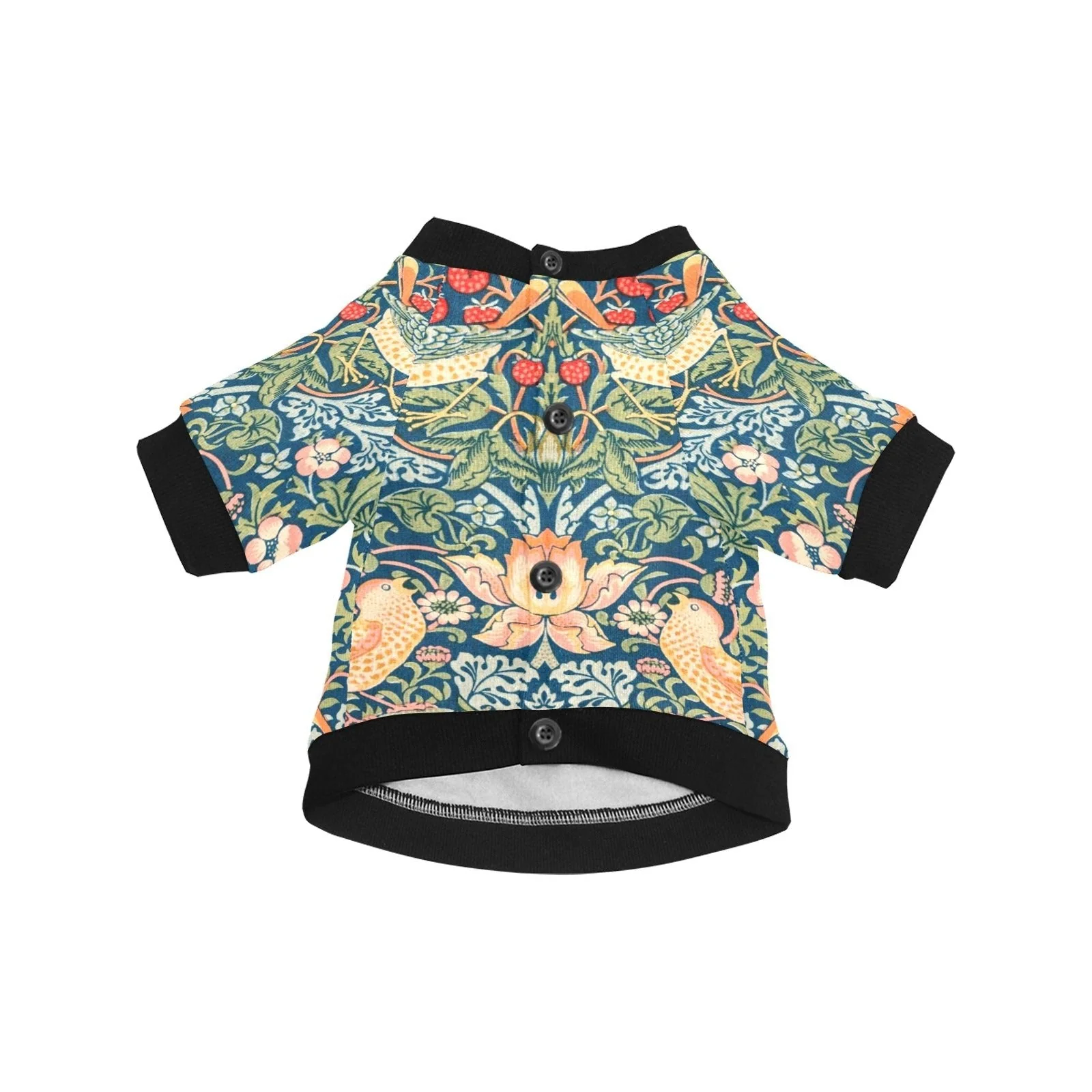 Morris Strawberry Thief Round Neck Shirt - Image 3