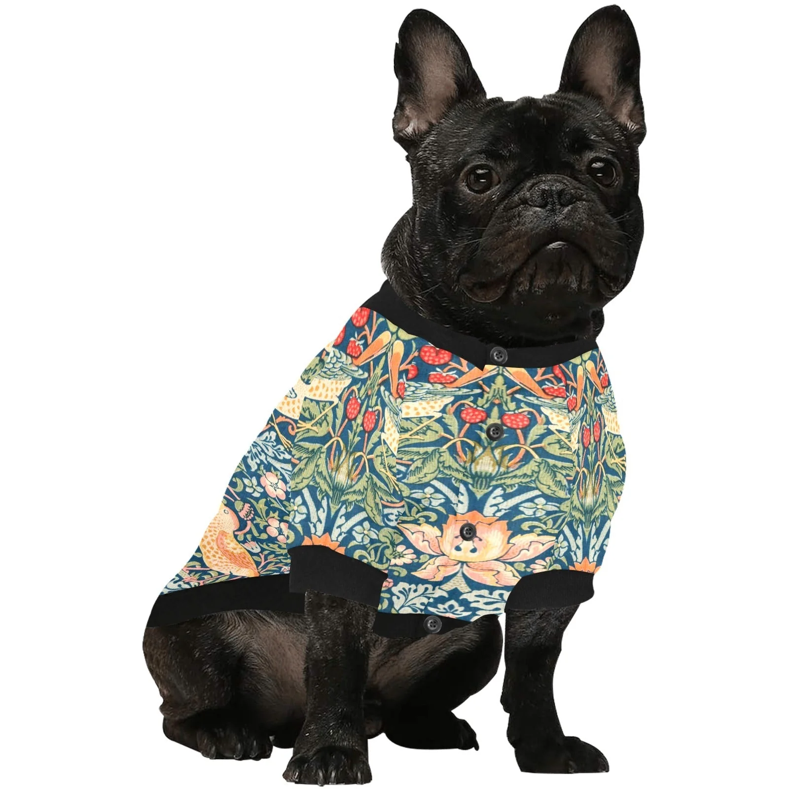 Morris Strawberry Thief Round Neck Shirt - Image 6