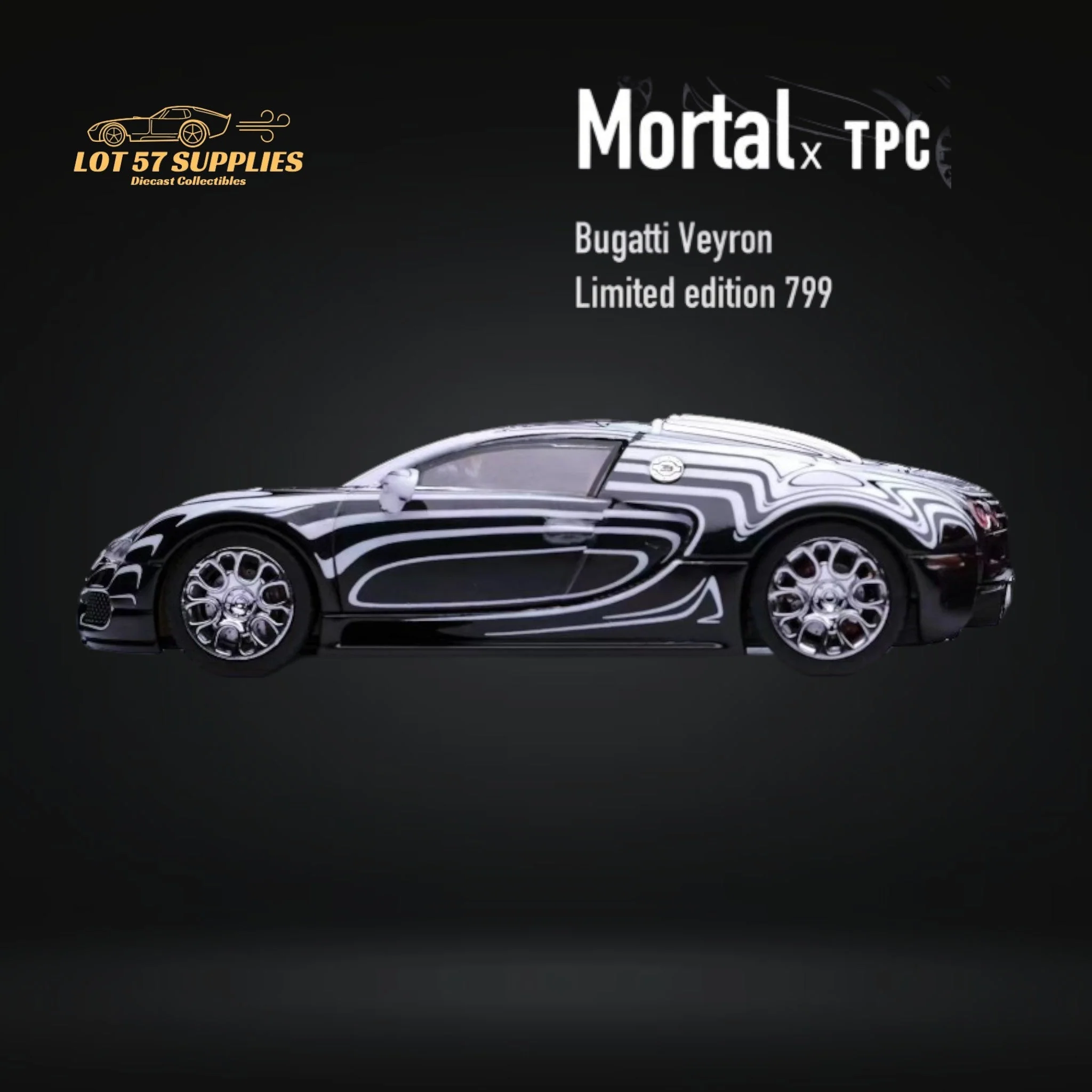 Mortal Bugatti Veyron Ceramic Dragon 1:64 - Image 2