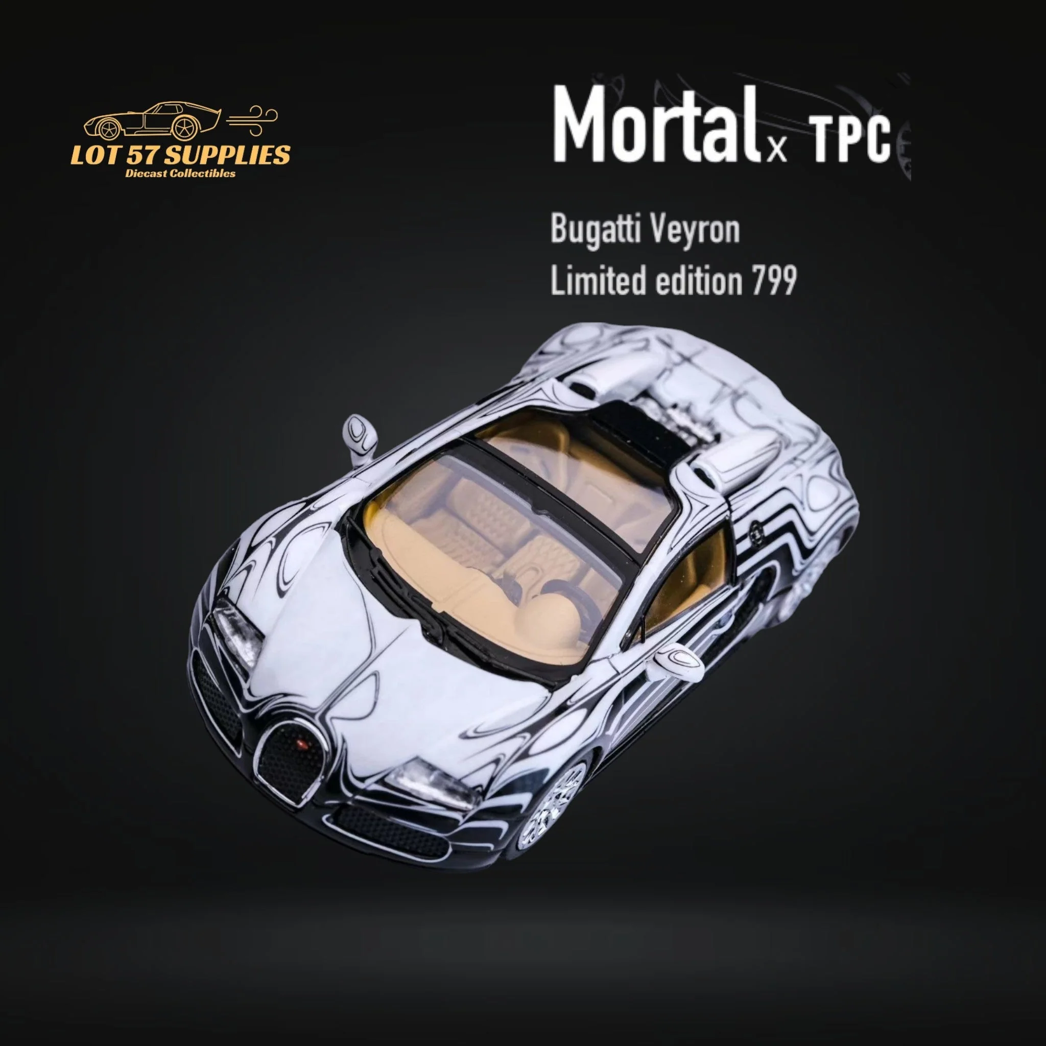 Mortal Bugatti Veyron Ceramic Dragon 1:64 - Image 3