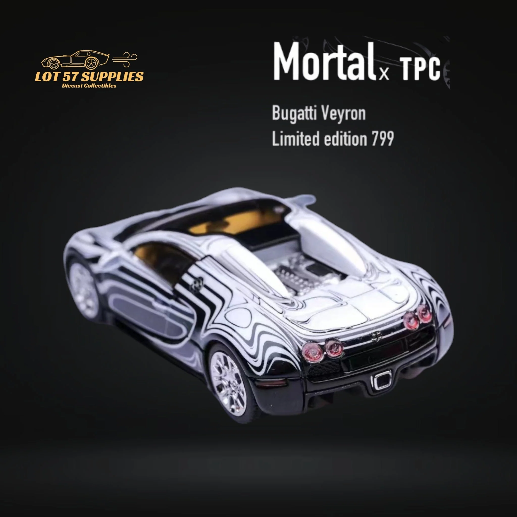 Mortal Bugatti Veyron Ceramic Dragon 1:64 - Image 4