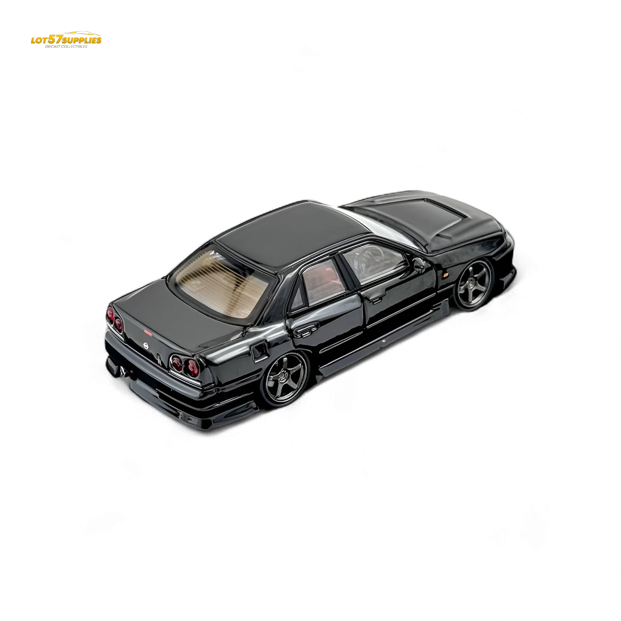 Mortal ER34 Skyline Uras Metallic Black 1:64 - Image 2
